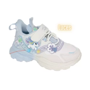 Zapatilla Kaida celeste luces 4305-25Q4