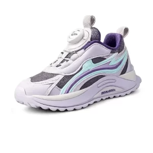 Zapatilla caparela niños Lila F-0027