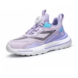 Zapatilla caparela niños Lila F-0030