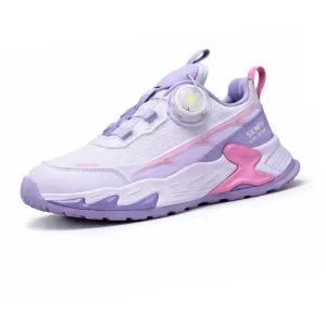 Zapatilla caparela niñas  lila F-0029