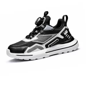 Zapatilla caparela niños  Negro F-0030