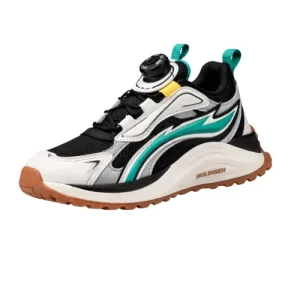 Zapatilla caparela niños beige negro F-0027