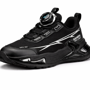 Zapatilla caparela niños negro F-0029