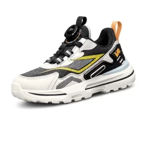 Zapatilla caparela niños Beige Negro F-0030